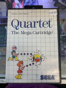 QUARTET SEGA MASTER SYSTEM SMS - jeux video game-x