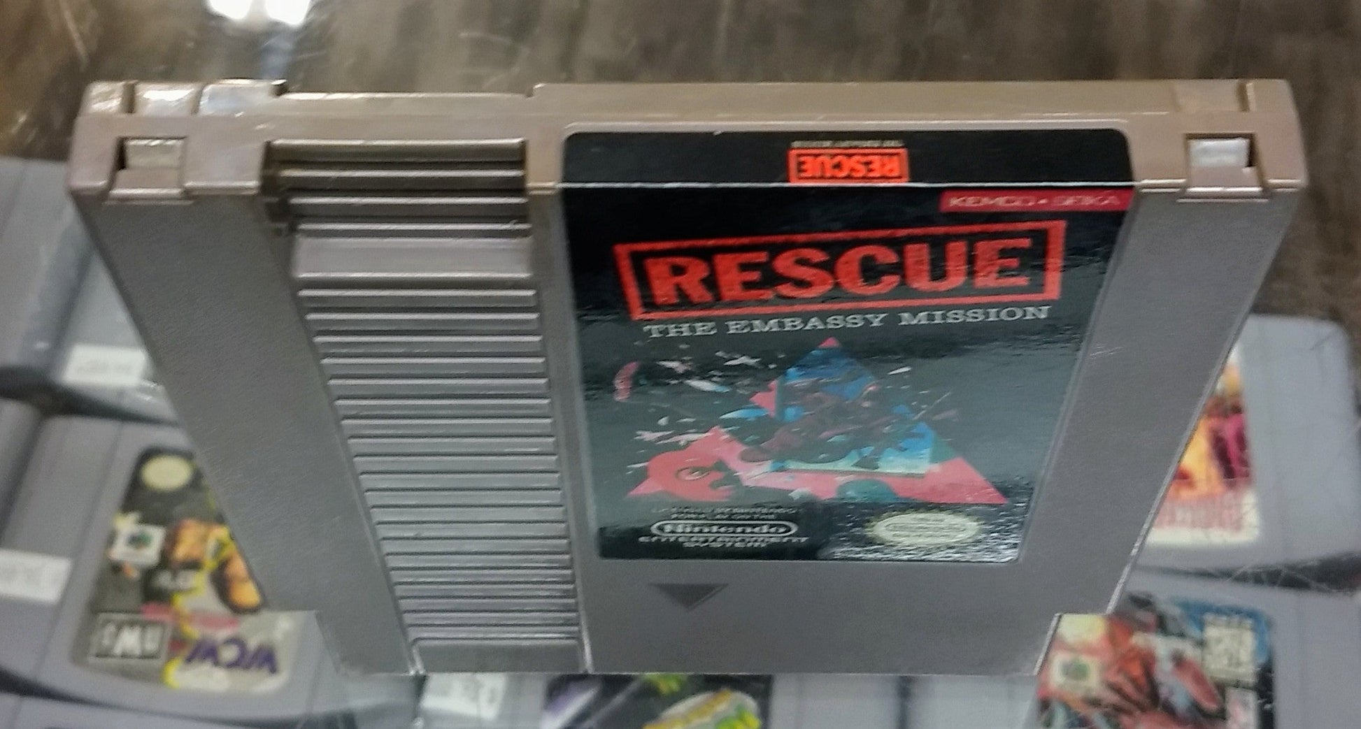 RESCUE THE EMBASSY MISSION NINTENDO NES - jeux video game-x