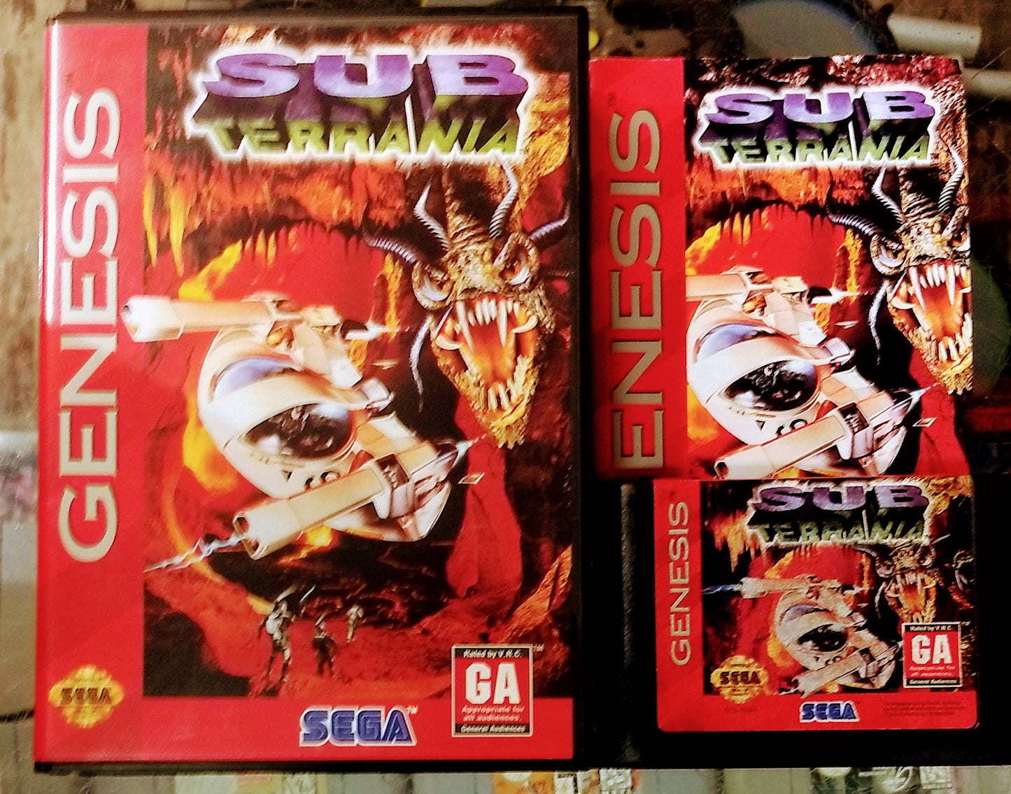 SUB TERRANIA (SEGA GENESIS SG) - jeux video game-x