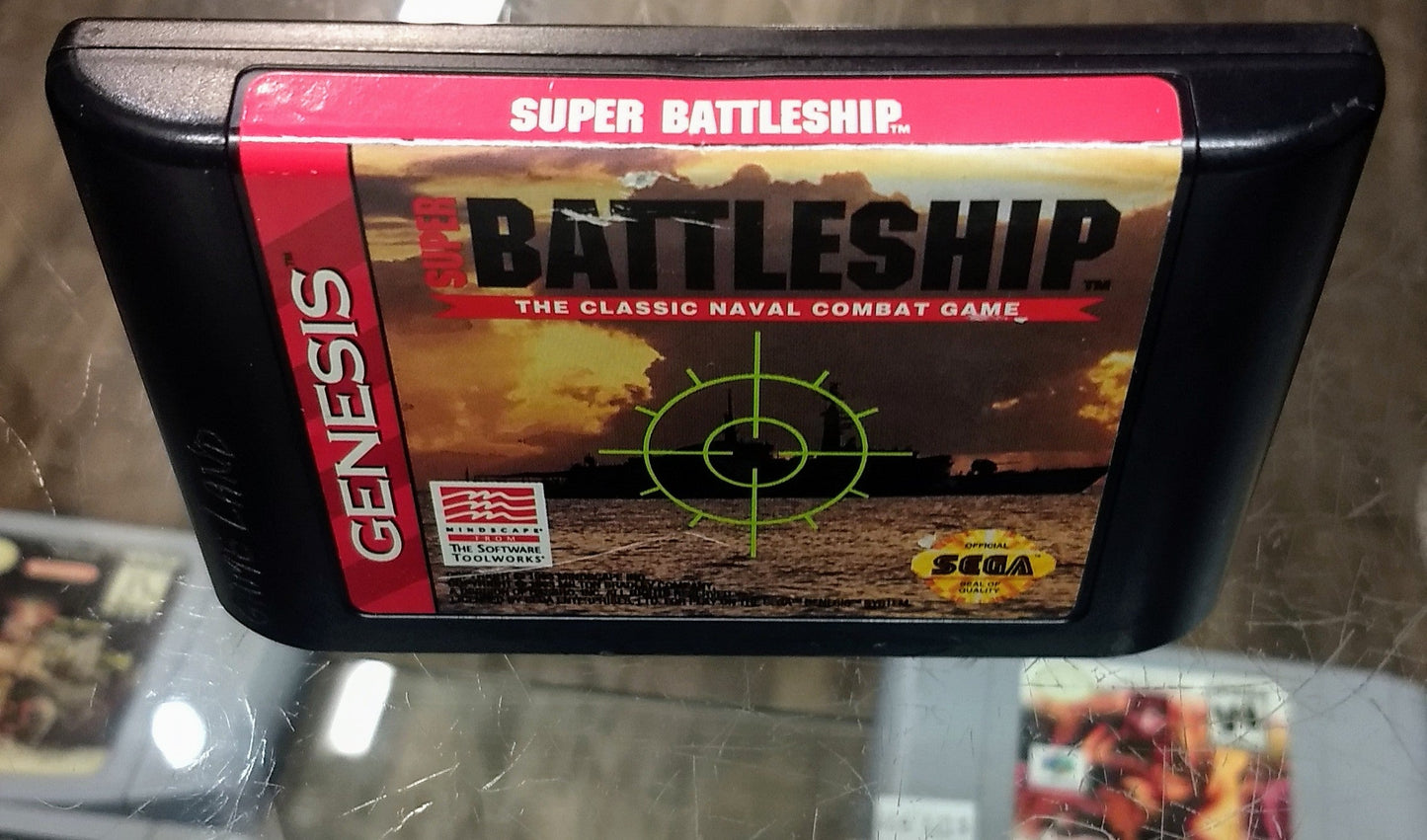 SUPER BATTLESHIP SEGA GENESIS SG - jeux video game-x