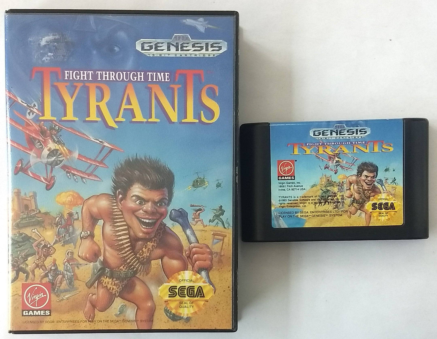 TYRANTS FIGHT THROUGH TIME SEGA GENESIS SG - jeux video game-x