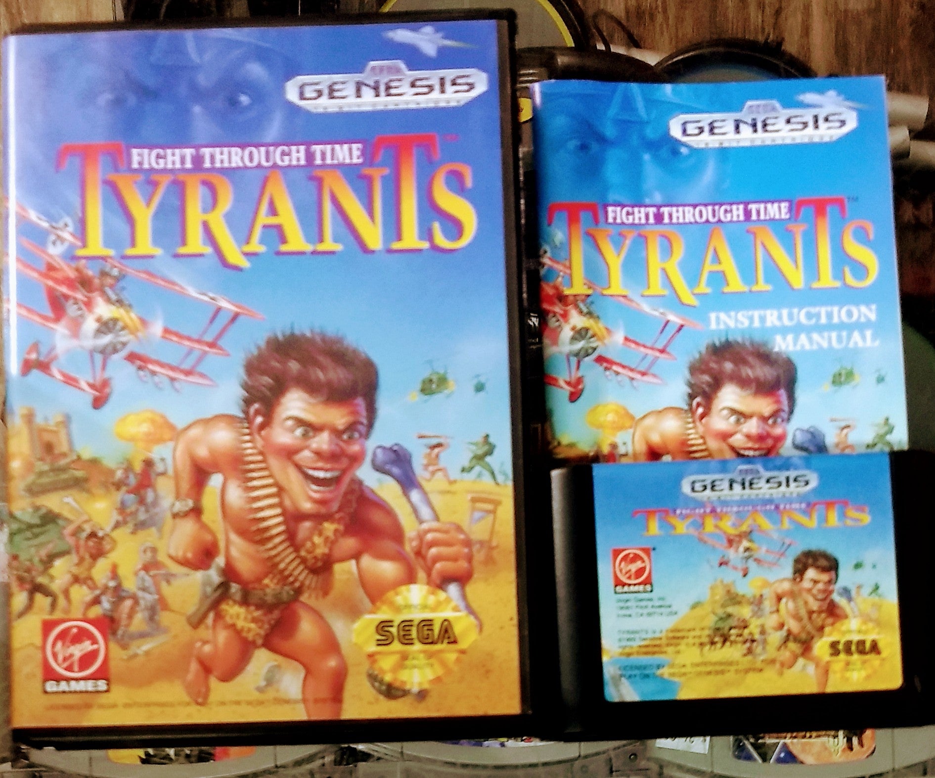 TYRANTS FIGHT THROUGH TIME SEGA GENESIS SG - jeux video game-x