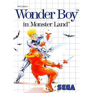 WONDER BOY IN MONSTER LAND (SUPER WONDER BOY: SUPER MONSTER LAND) (SEGA MASTER SYSTEM SMS) - jeux video game-x