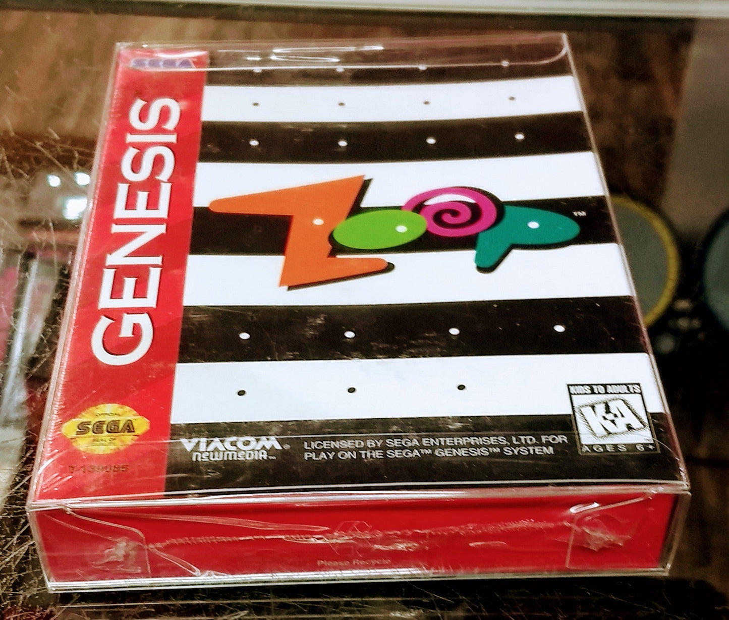 ZOOP SEGA GENESIS SG - jeux video game-x