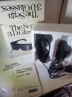 Lunette 3D SEGA MASTER SYSTEM SMS 3D Glasses - jeux video game-x