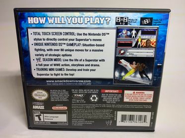 WWE SMACKDOWN VS. RAW 2008 NINTENDO DS - jeux video game-x