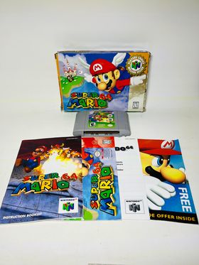 SUPER MARIO 64 PLAYERS CHOICE EN BOITE NINTENDO 64 N64 - jeux video game-x