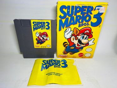 SUPER MARIO BROS 3 MATTEL EN BOITE NINTENDO NES - jeux video game-x