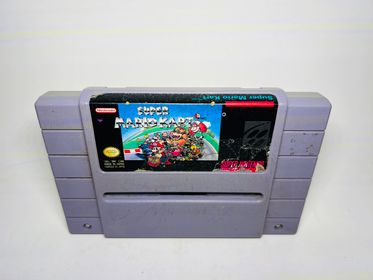 SUPER MARIO KART SUPER NINTENDO SNES - jeux video game-x