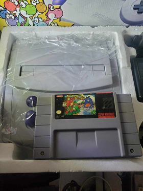 Console Super Nintendo Junior Snes Jr Yoshi‘s Island Bundle System - jeux video game-x