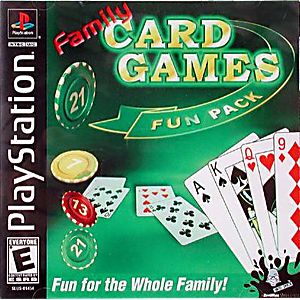 FAMILY CARD GAMES FUN PACK (PLAYSTATION PS1) - jeux video game-x