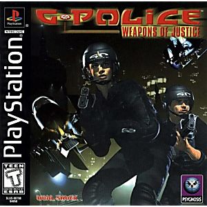 G-POLICE WEAPONS OF JUSTICE (PLAYSTATION PS1) - jeux video game-x