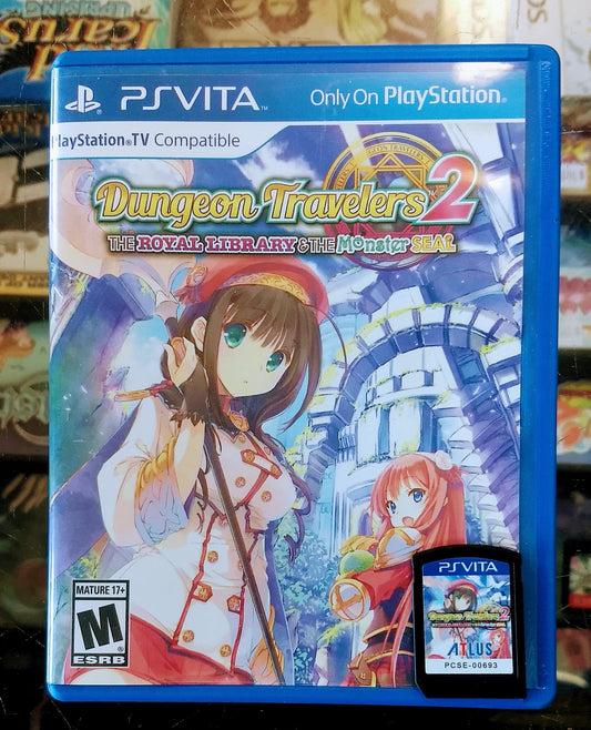 DUNGEON TRAVELERS 2: THE ROYAL LIBRARY & THE MONSTER SEAL PLAYSTATION VITA - jeux video game-x