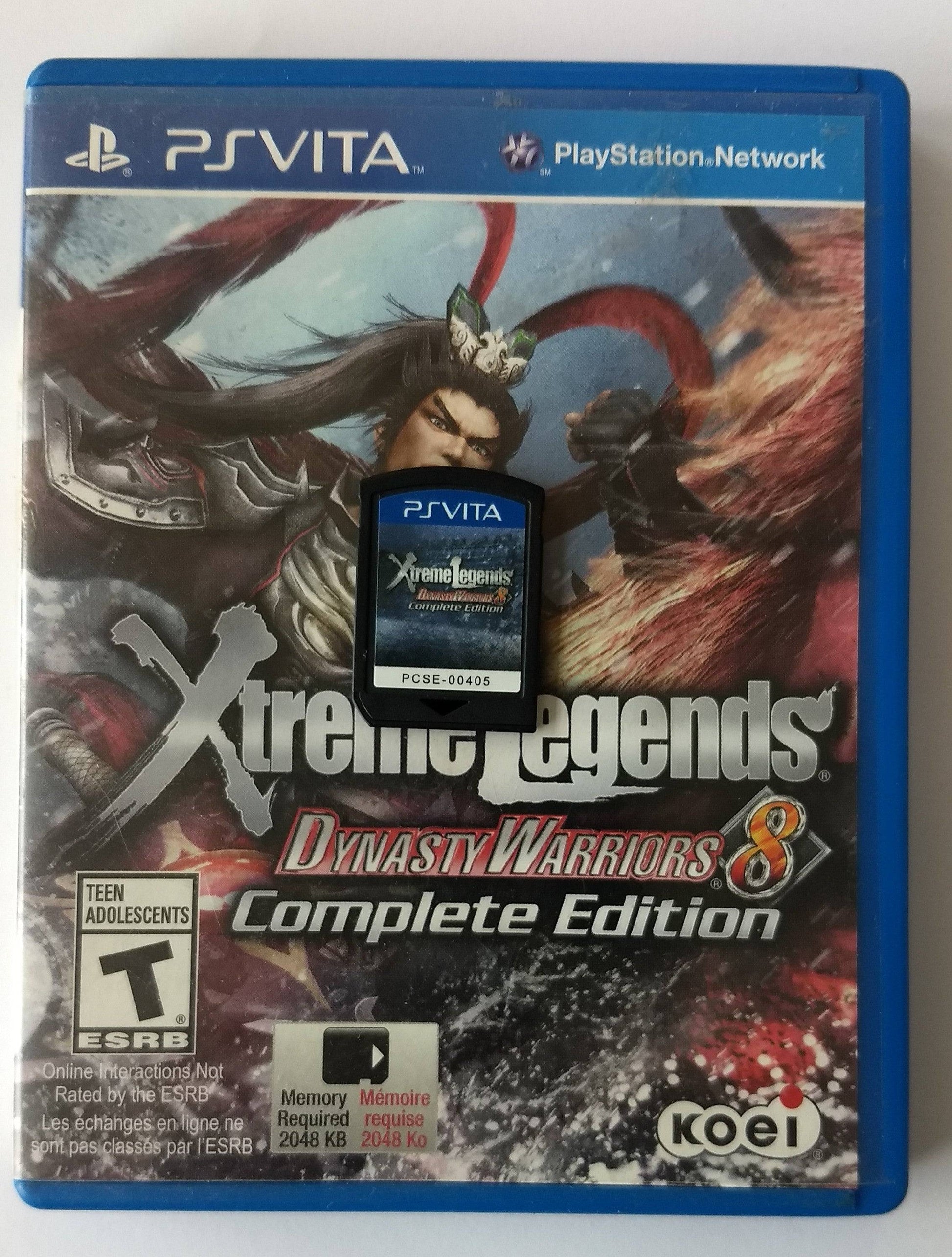 DYNASTY WARRIORS 8: XTREME LEGENDS COMPLETE EDITION (PLAYSTATION VITA) - jeux video game-x