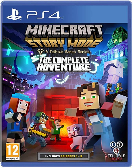 MINECRAFT STORY MODE: THE COMPLETE ADVENTURE (PLAYSTATION 4 PS4) - jeux video game-x