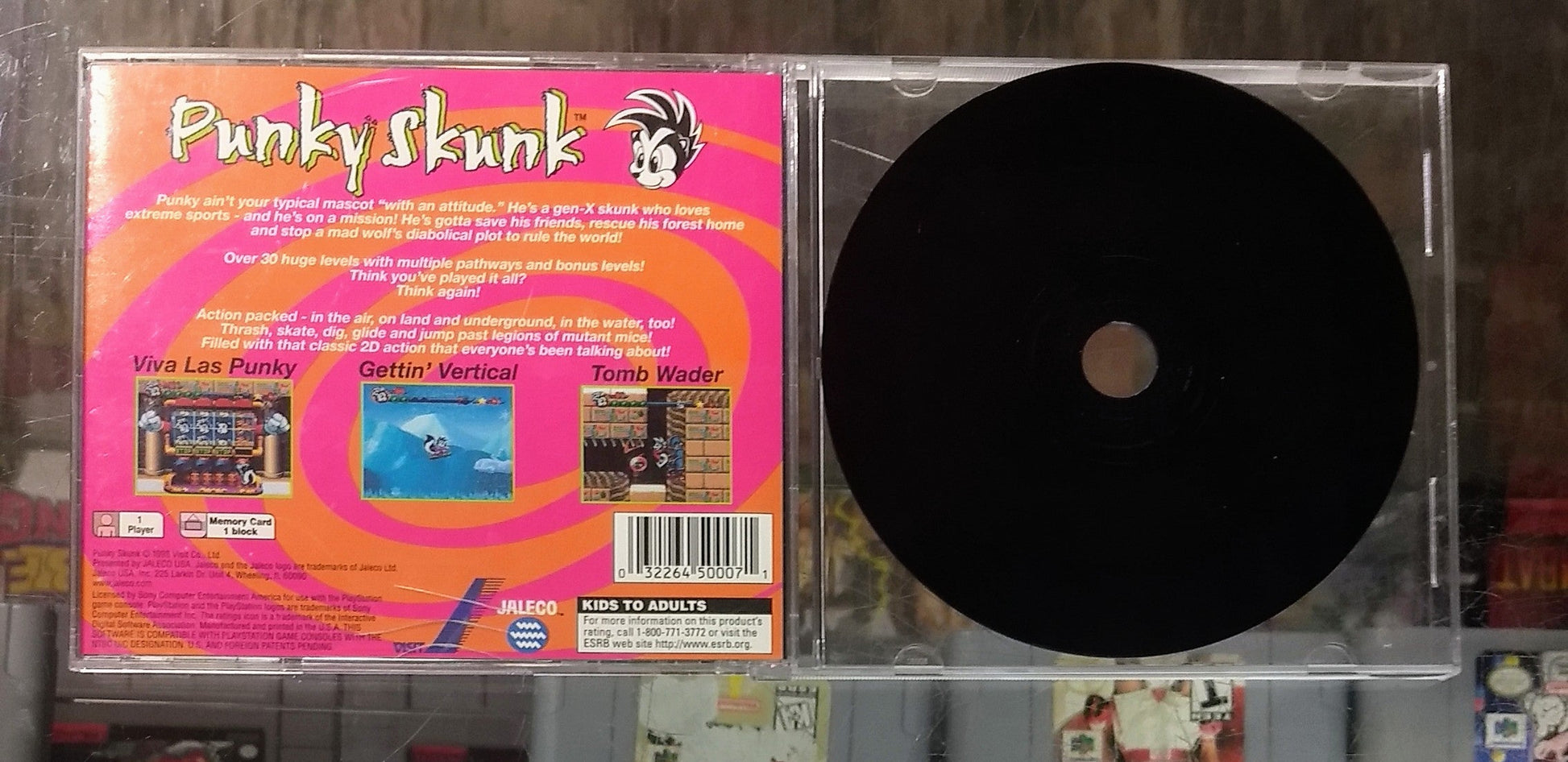 PUNKY SKUNK (PLAYSTATION PS1) - jeux video game-x