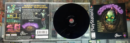 ODDWORLD ABE'S ODDYSEE (PLAYSTATION PS1) - jeux video game-x