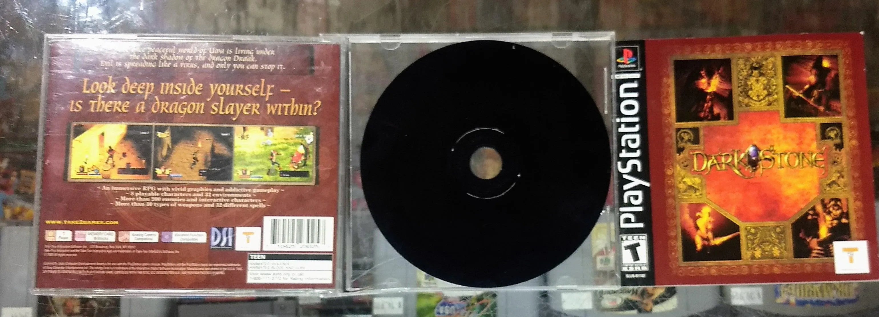 R10511 jeu PlayStation 1 ps1 dark Stone evil reigns - Jeux vidéo