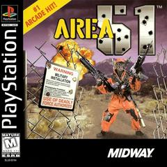 AREA 51 PLAYSTATION PS1 - jeux video game-x
