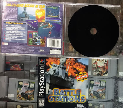 BATTLE STATIONS (PLAYSTATION PS1) - jeux video game-x