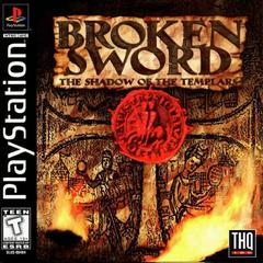 BROKEN SWORD THE SHADOW OF THE TEMPLARS  PLAYSTATION PS1 - jeux video game-x