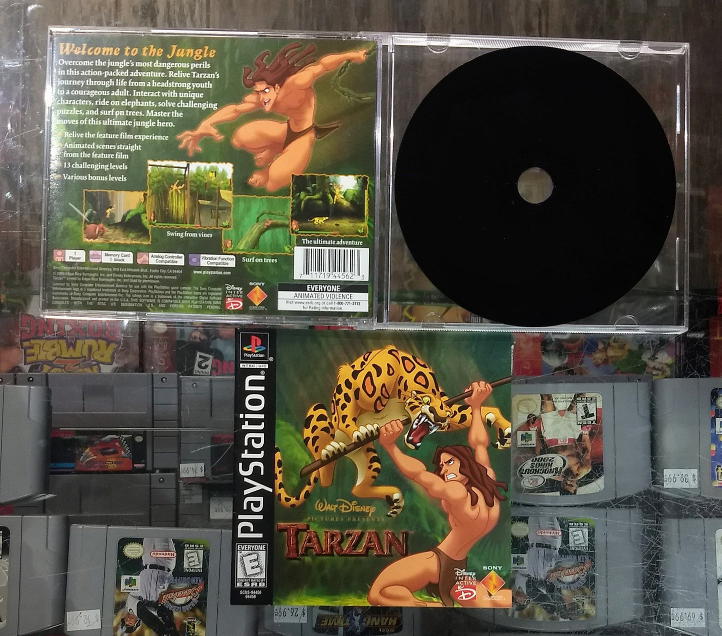 DISNEY'S TARZAN (PLAYSTATION PS1) - jeux video game-x