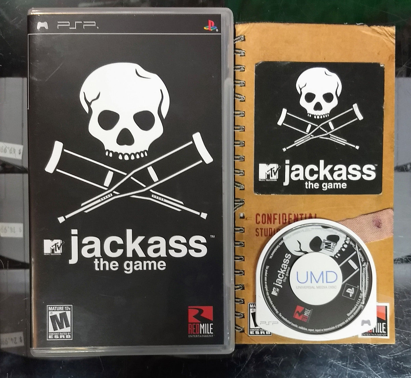 JACKASS THE GAME (PLAYSTATION PORTABLE PSP) - jeux video game-x