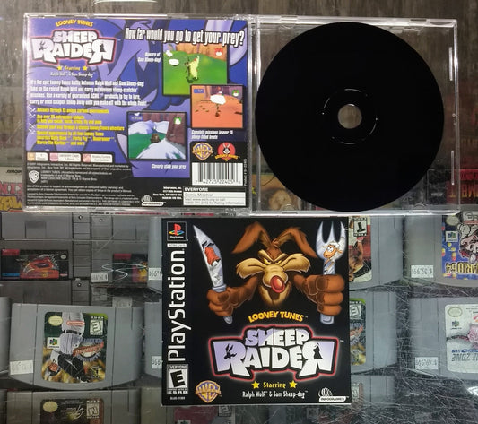 LOONEY TUNES: SHEEP RAIDER PLAYSTATION PS1 - jeux video game-x