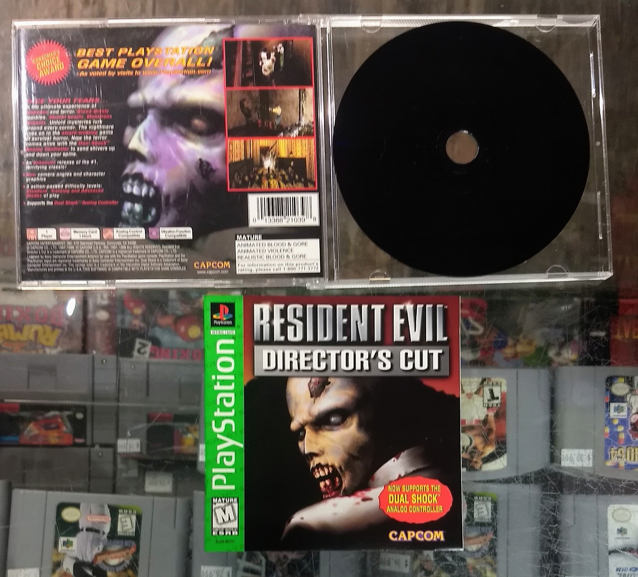 Resident top Evil Director's Cut Greatest Hits For Playstation 1