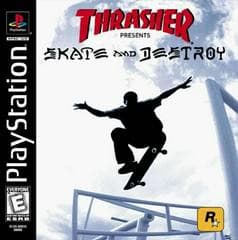THRASHER SKATE AND DESTROY (PLAYSTATION PS1) - jeux video game-x