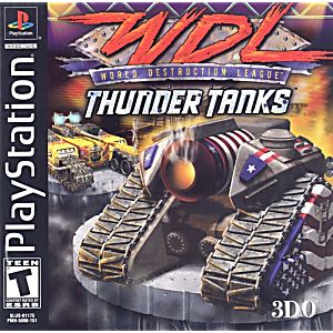 WORLD DESTRUCTION LEAGUE WDL THUNDER TANKS (PLAYSTATION PS1) - jeux video game-x