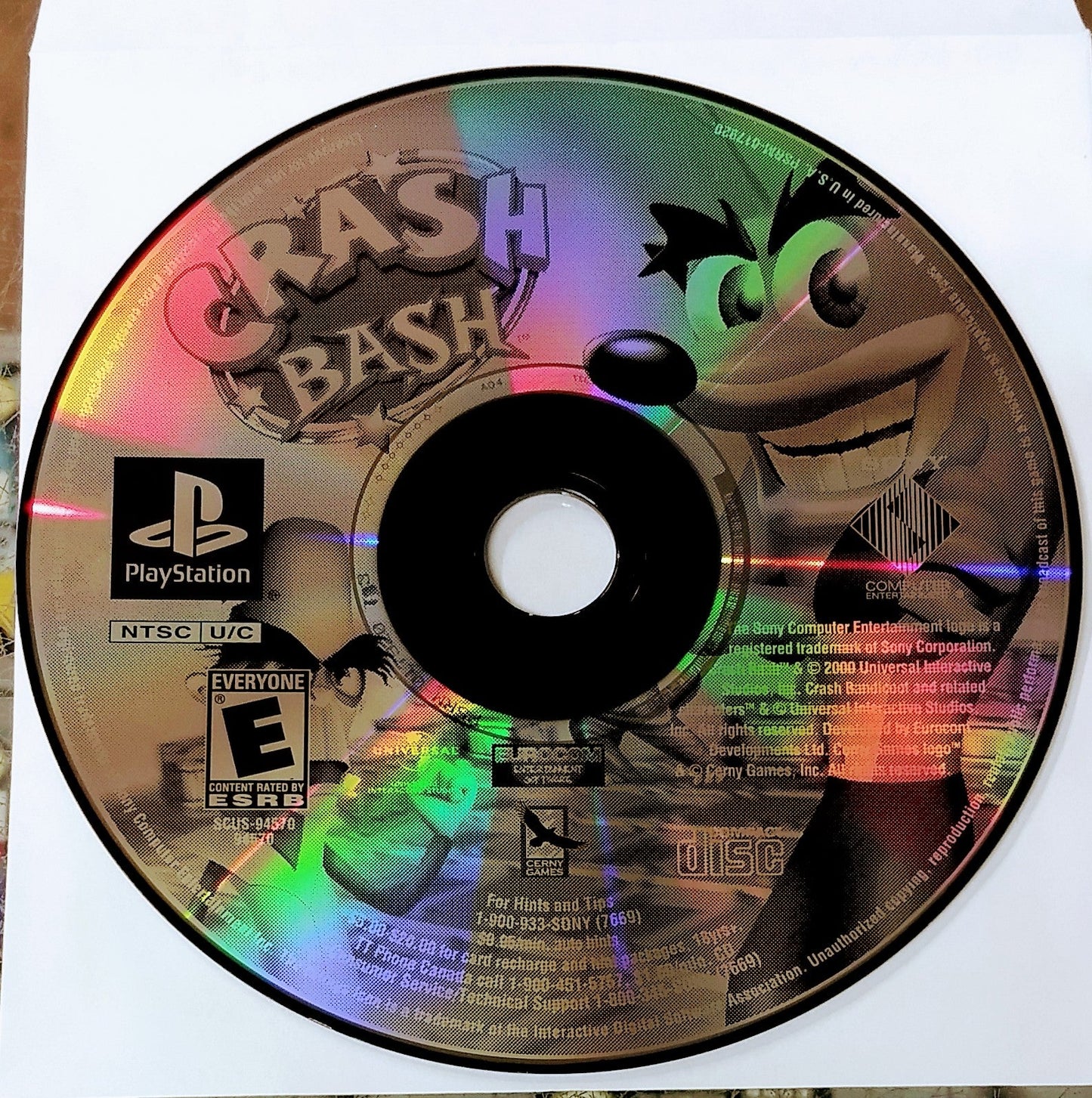 CRASH BASH (PLAYSTATION PS1) - jeux video game-x