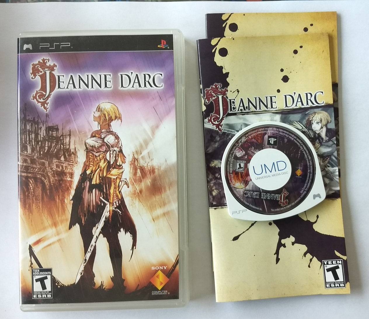 JEANNE D'ARC (PLAYSTATION PORTABLE PSP) - jeux video game-x