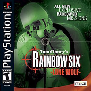 TOM CLANCY'S RAINBOW SIX LONE WOLF PLAYSTATION PS1 - jeux video game-x