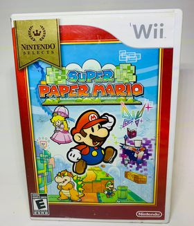 SUPER PAPER MARIO NINTENDO SELECTs NINTENDO WII - jeux video game-x