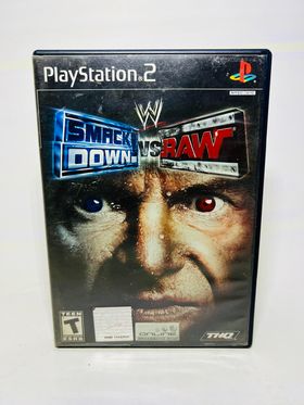 WWE SMACKDOWN VS RAW PLAYSTATION 2 PS2 - jeux video game-x