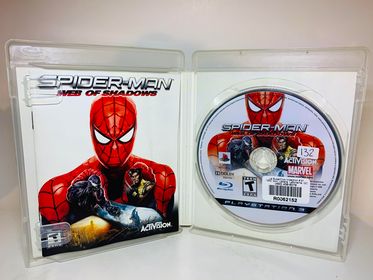 SPIDERMAN WEB OF SHADOWS PLAYSTATION 3 PS3 - jeux video game-x