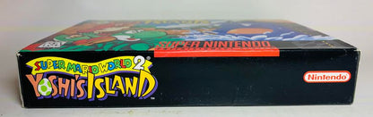 SUPER MARIO WORLD 2 YOSHI'S ISLAND EN BOITE SUPER NINTENDO SNES - jeux video game-x