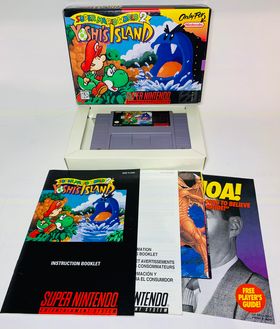 SUPER MARIO WORLD 2 YOSHI'S ISLAND EN BOITE SUPER NINTENDO SNES - jeux video game-x