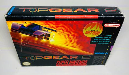 TOP GEAR 2 en boite SUPER NINTENDO SNES - jeux video game-x