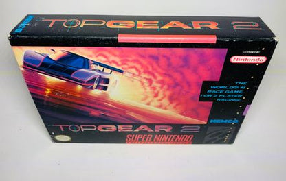 TOP GEAR 2 en boite SUPER NINTENDO SNES - jeux video game-x