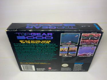 TOP GEAR 3000 en boite SUPER NINTENDO SNES - jeux video game-x