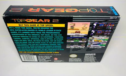 TOP GEAR 2 en boite SUPER NINTENDO SNES - jeux video game-x