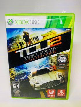TEST DRIVE UNLIMITED TDU 2 XBOX 360 X360 - jeux video game-x