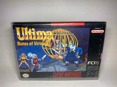 ULTIMA RUNES OF VIRTUE II 2 en boite SUPER NINTENDO - jeux video game-x