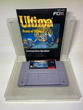 ULTIMA RUNES OF VIRTUE II 2 en boite SUPER NINTENDO - jeux video game-x