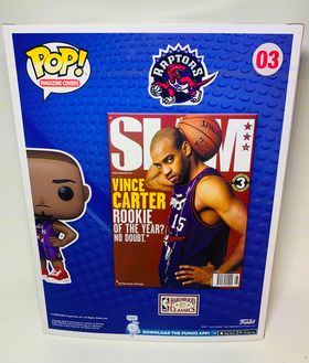Funko Pop! NBA Cover: SLAM - Vince Carter #03 - jeux video game-x