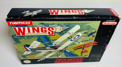 WINGS 2 ACES HIGH en boite SUPER NINTENDO SNES - jeux video game-x