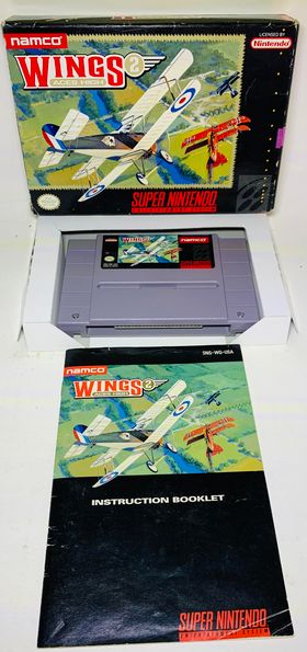 WINGS 2 ACES HIGH en boite SUPER NINTENDO SNES - jeux video game-x