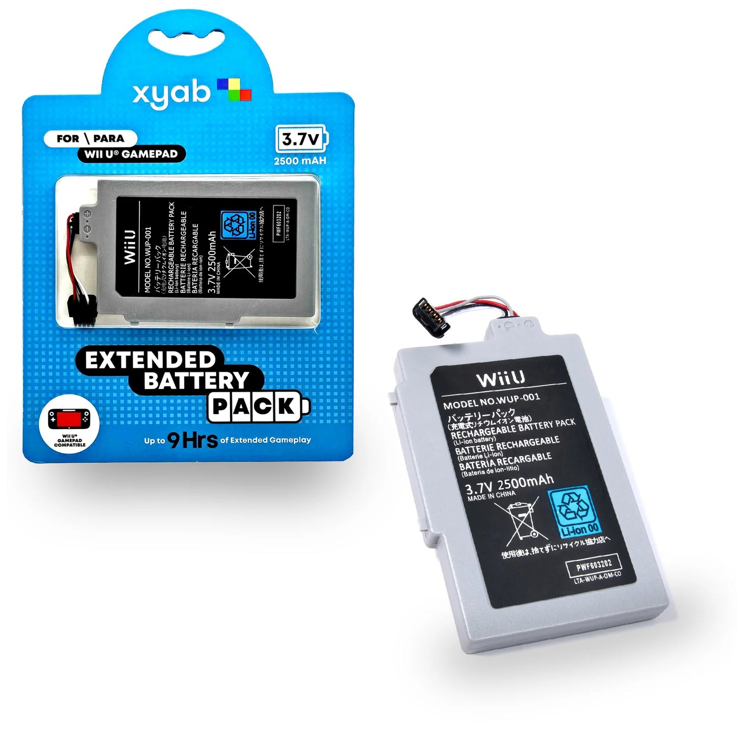 Batteries de rechange console Nintendo Wii U Gamepad Wiiu